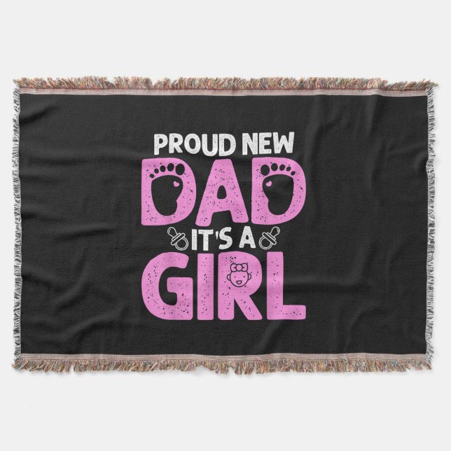 Manta El nuevo regalo de papá divertido para hombres es  (Anverso)