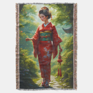 Manta El paseo del kimono