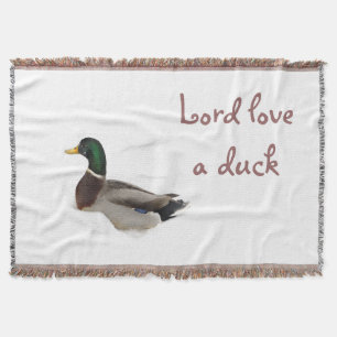 Manta El pato en la capa de nieves