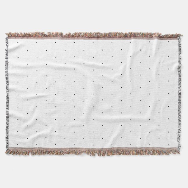 Manta El pequeño polka blanco blanco blanco lindo pega u (Anverso)