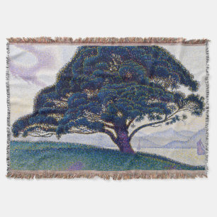 Manta El pino Bonaventure, pintura al óleo, Paul Signac