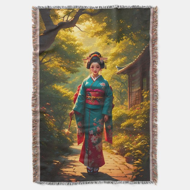 Manta El resplandor de un kimono (Frente vertical)