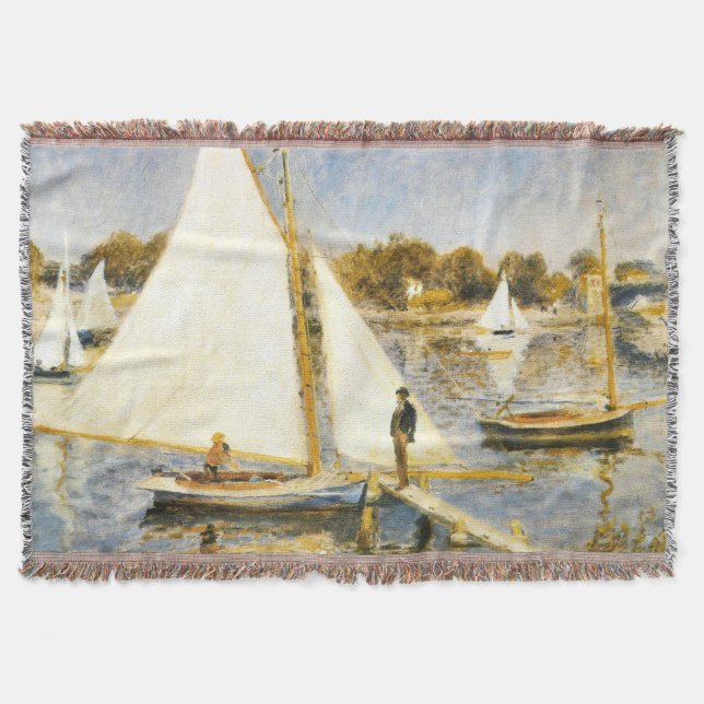 Manta El Sena de Argenteuil Auguste Renoir (Anverso)