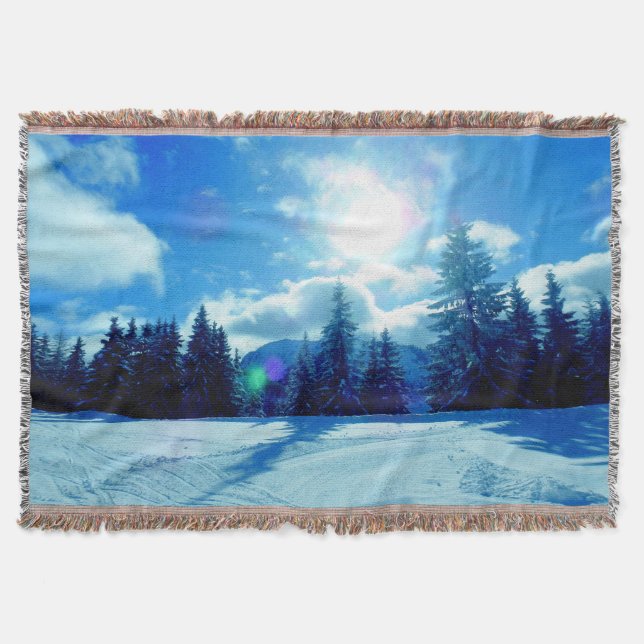 Manta El sol del paisaje invernal (Anverso)