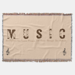 MANTA EL SONIDO DE LA MÚSICA BLANKET