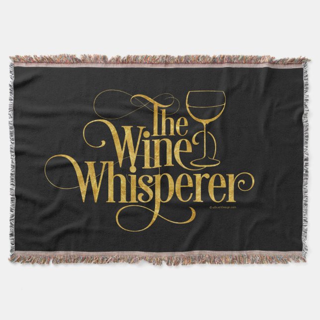 Manta El susurro del vino (Anverso)