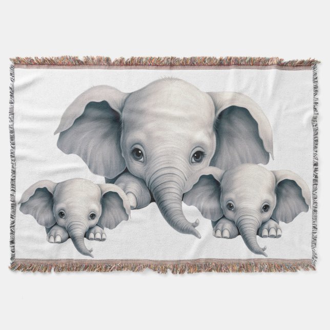 Manta Elefante Espiando (Anverso)