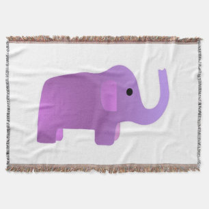 Manta Elefante rosa lindo