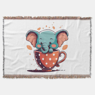 Manta Elegancia elefante