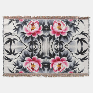 Manta Elegancia en Flor: Armonía floral impresa