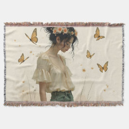 Manta Elegancia suave en una danza de mariposa