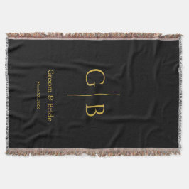 Manta Elegant Wedding Favor Stylish Cozy Throw Blanket