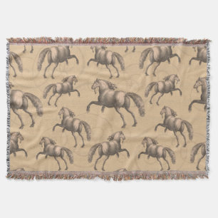 Manta Elegante caballo español galopante