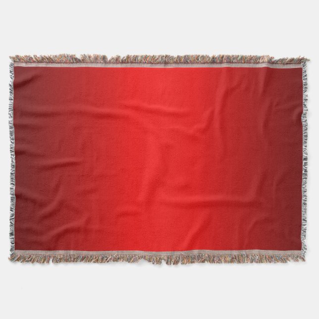 Manta Elegante degradado rojo (Anverso)