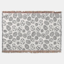 Manta elegante del tiro del estampado de flores el