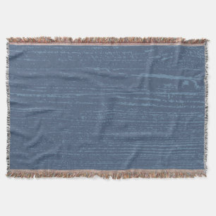 Manta Elegante grano de madera azul
