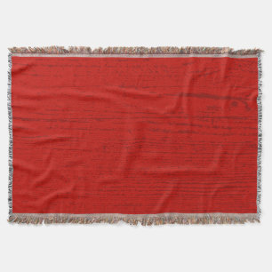 Manta Elegante Grano de Madera Roja