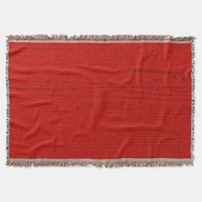 Manta Elegante Grano de Madera Roja (Anverso)