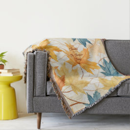 Manta Elegante maple personalizado deja acción de gracia