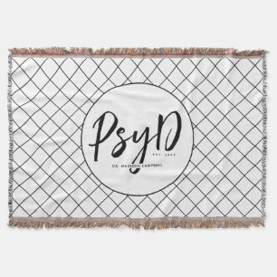 Manta Elegante Médico de Psicología en PsyD