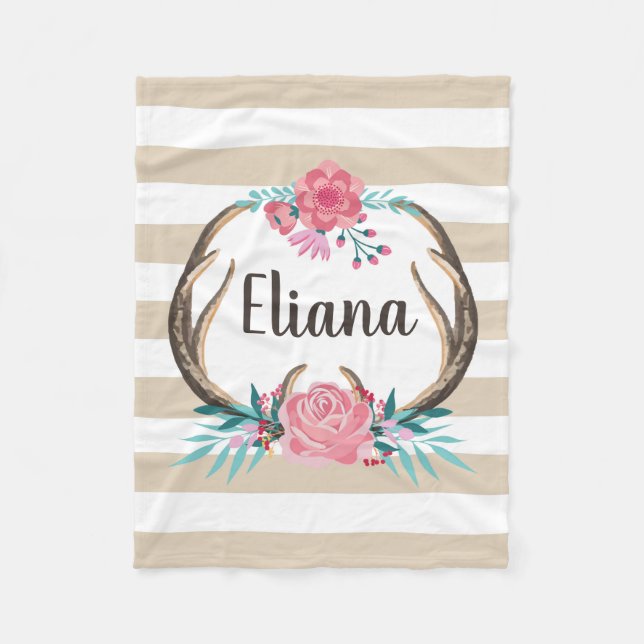 Manta elegante personalizada del paño grueso y (Anverso)