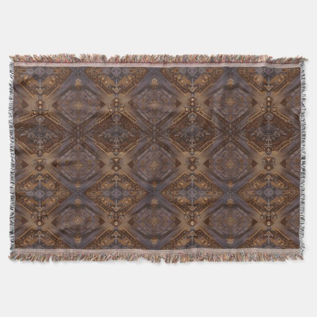 Manta Elegante regalo del Boho acogedor Día de la Madre  (Anverso)