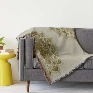 Manta Elegante y colorido Mandala estilo India 4