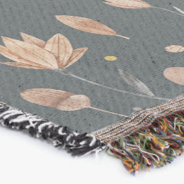 Manta Elementos botánicos inspirados en la fantasía