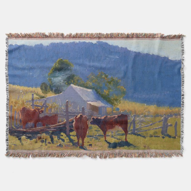 Manta Elioth Gruner Milking Time Araluen Valley 1922 (Anverso)