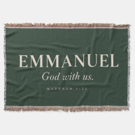 Manta EMMANUEL | Mateo 1:23 | Navidad 