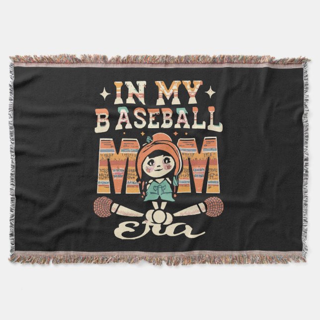 Manta En la era de mi mamá de béisbol (Anverso)