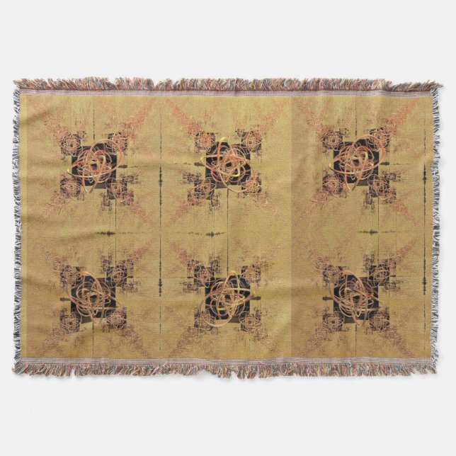 Manta Enredo dorada (Anverso)