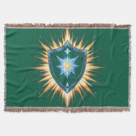 Manta Epic Fantasy Shield with Radiant Energy Burst – Ma