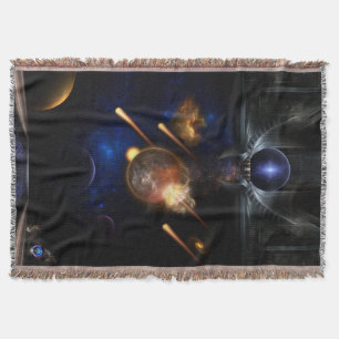 Manta Escapada de arte fractal asteroide apocalipsis