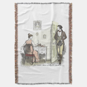 Manta Escribiendo cartas - Jane Austen Pride & Prejudice