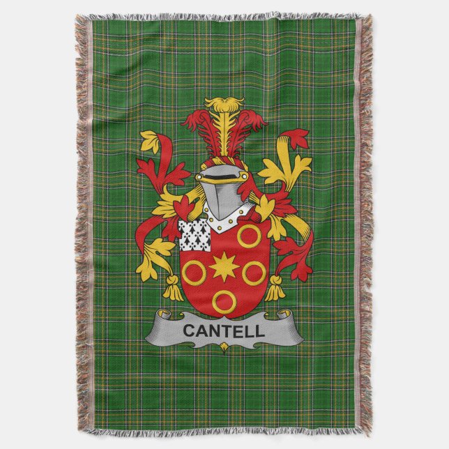 Manta Escudo de armamento de Cantell irlandés Crest Irel (Frente vertical)