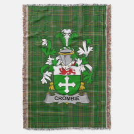 Manta Escudo de armas crombie irlandés Crest Ireland I