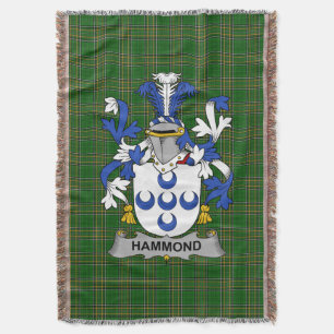 Manta Escudo de armas de Hammond Crest Irlanda