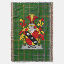 Escudo de Armas de Ivers Familia Crest Irlanda