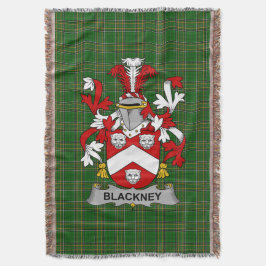Manta Escudo de Armas de la Familia Blackney Irlandesa C