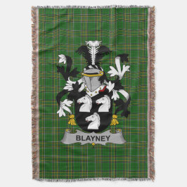 Manta Escudo de Armas de la Familia Blayney Cresta Irlan