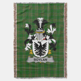Manta Escudo de Armas de la Familia Boylan o O_Boylan Cr