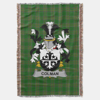 Manta Escudo de Armas de la Familia Colman o McColman Ir