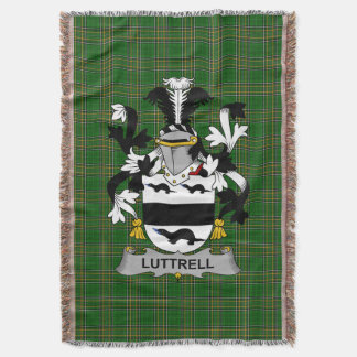 Manta Escudo de Armas de la Familia Luttrell Irlandesa C