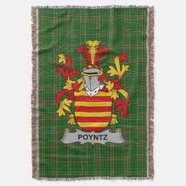 Manta Escudo de armas de Poyntz irlandés Crest Irlanda