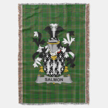 Escudo de armas de Salmón irlandés Crest Irlanda