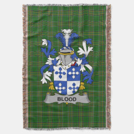 Manta Escudo de Armas de Sangre Irlandesa Cresta Familia