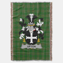 Manta Escudo de armas de Upton Irlanda Crest Irlanda