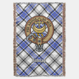 Manta Escudo de armas del clan Hannay sobre tartán