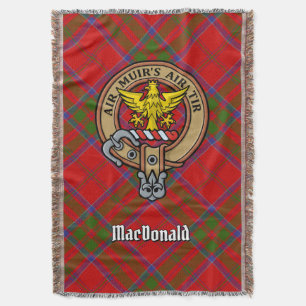 Manta Escudo de armas del Clan MacDonald de Keppoch sobr